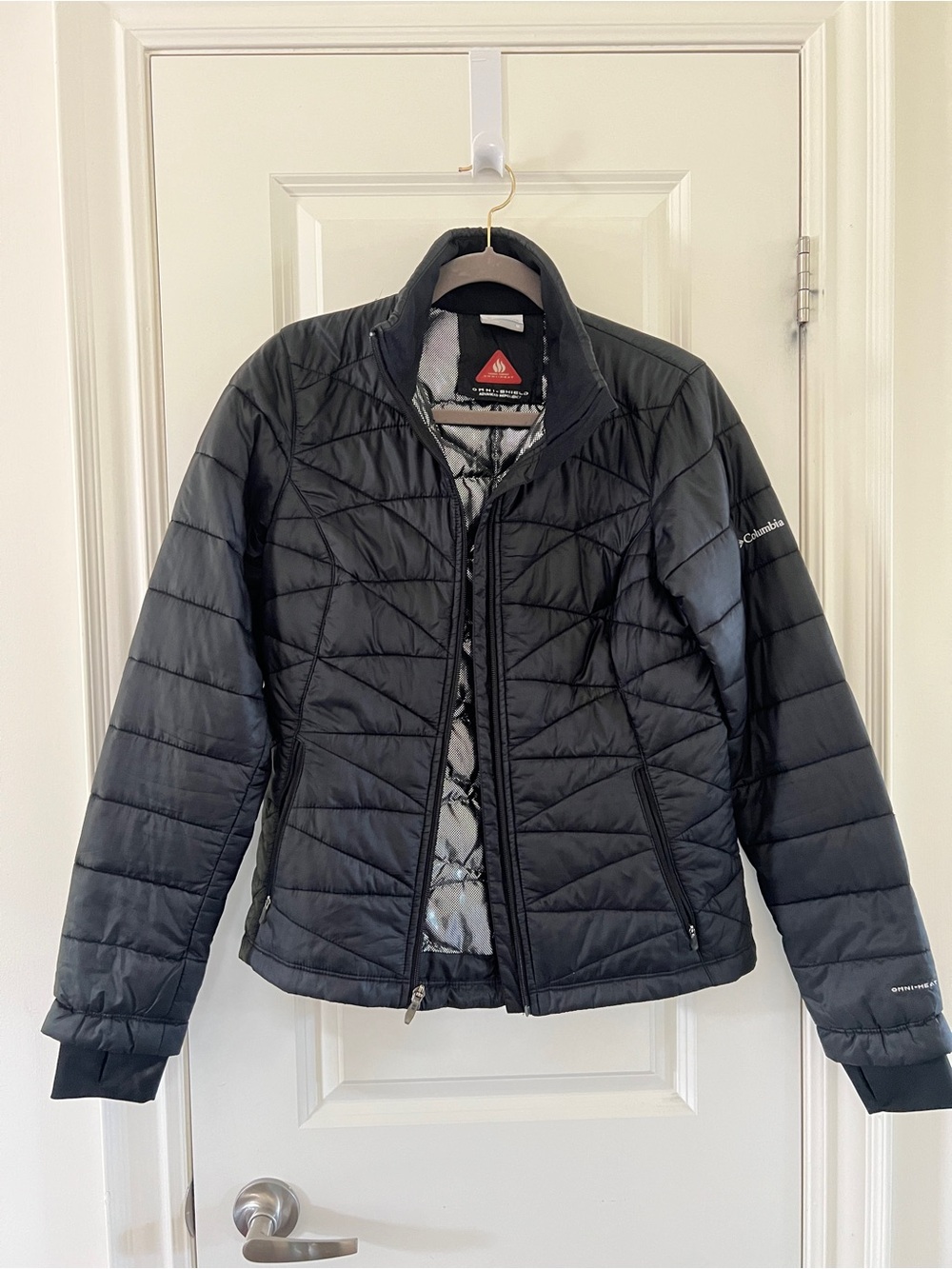 Columbia Women's Black Omni heat Quilted Packable Puffer Jacket